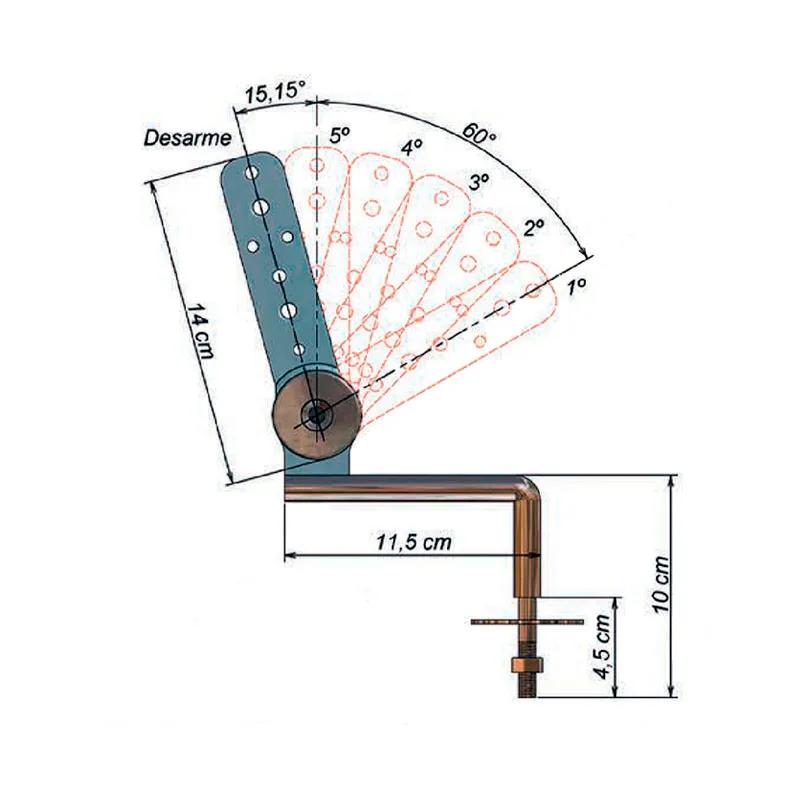 BLINDADA BRAÇO CROMADO