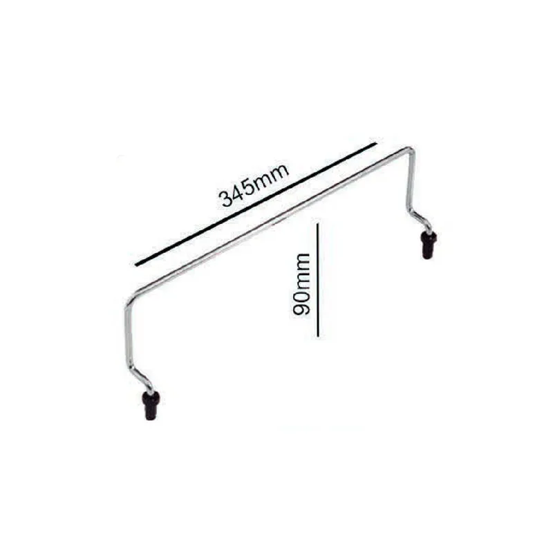 SUL044 – SUPORTE FERRO 1/4 PINTADA C/ BUCHA SUL016 – SUPORTE FERRO 1/4 CROMADO C/ BUCHA